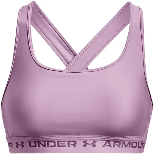 Vista 6 de Under Armour - Sujetador deportivo de medio impacto, con espalda cruzada, para mujer