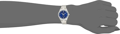 Vista 4 de Casio LTP-V005D-2B2 Reloj analógico de 3 manos para mujer de acero inoxidable estándar Midnight Blue Dial