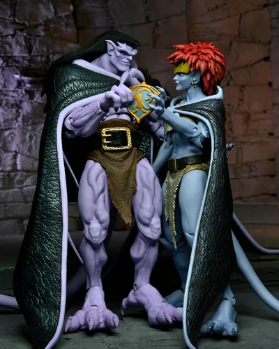 Vista 5 de NECA Paquete de 2 figuras de acción coleccionables de gárgolas: Vows Ultimate a escala de 7 pulgadas, Goliat y Demona