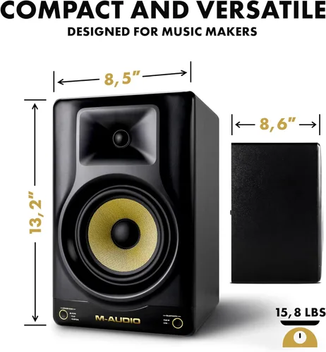 Vista 8 de M-AUDIO Forty Sixty 6.5" Altavoz de monitor de estudio