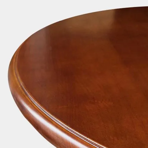 Vista 5 de DOUKI Organizador de tocadiscos de madera Lazy Susan de 30 pulgadas para mesa, bandeja de madera Lazy Susan para servir, bandeja giratoria de mesa