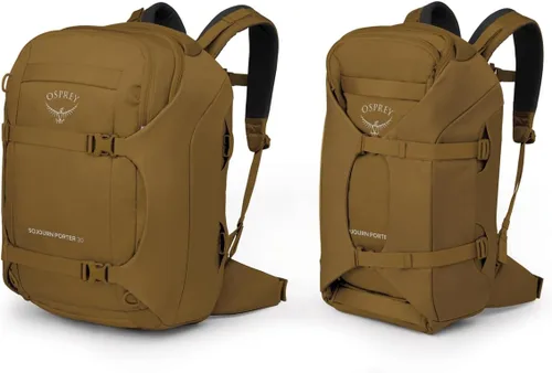 Vista 3 de Osprey Mochila Sojourn Porter, Marrón Brindle, Mochila Sojourn Porter