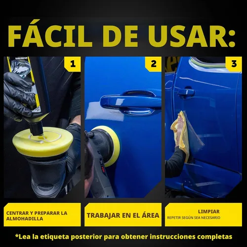 Vista 6 de Meguiar's Almohadilla profesional de espuma de pulido de 5 pulgadas
