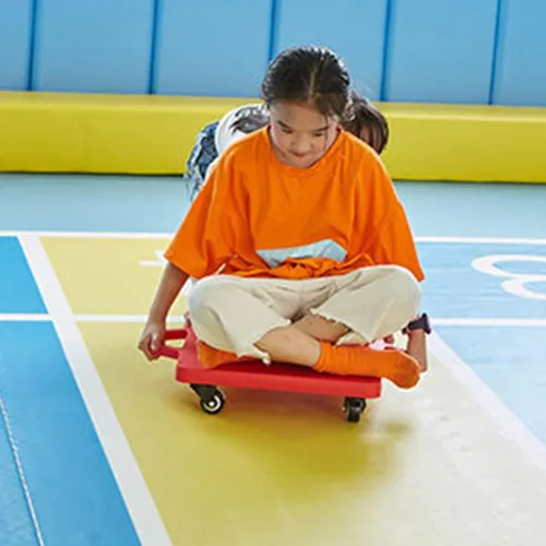Vista 5 de Patinete deportivo para niños con asas, buen rendimiento, no se daña, ligero para niños, gimnasio, actividades al aire libre, equipo de juego