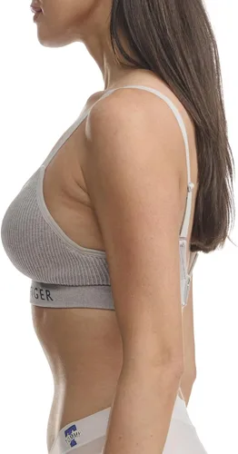Vista 5 de Tommy Hilfiger Brasier sin costuras sin costuras y sin varillas para mujer, paquete de 2