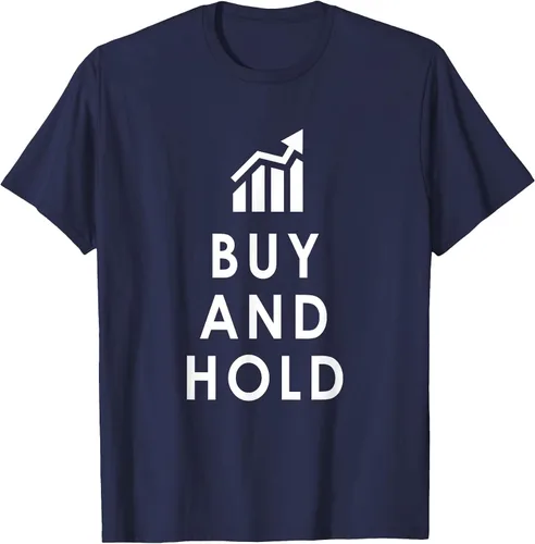 Vista 21 de Stocks Investing Buy and Hold Investor T-Shirt Asphalt Grey