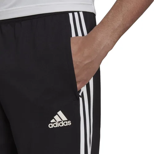 Vista 3 de adidas Mens Aeroready Sereno Slim Tapered-Cut 3-Stripes Pants