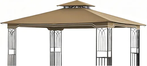 Vista 12 de SCOCANOPY Toldo de Repuesto para Cenador para Cenador de Patio Regency II de 10 x 12 pies, Modelo L-GZ798PST,A101004104,A101004105,(Verde Bosque)