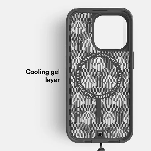 Vista 3 de BodyGuardz Paradigm Pro - Funda para iPhone 15 Pro, protección a prueba de golpes con clasificación de caída de 18 pies, compatible con MagSafe