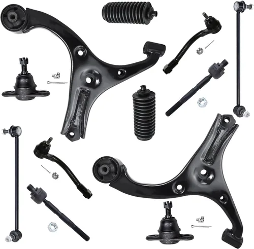 Vista 85 de Detroit Axle - Kit de extremo delantero para Hyundai Sonata XG350 XG300 Kia Optima, 2 brazos de control superiores con juntas de bola, 2 brazos