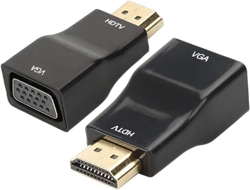 Vista 5 de Convertidor adaptador HDMI a VGA, cable macho a hembra de 1080P