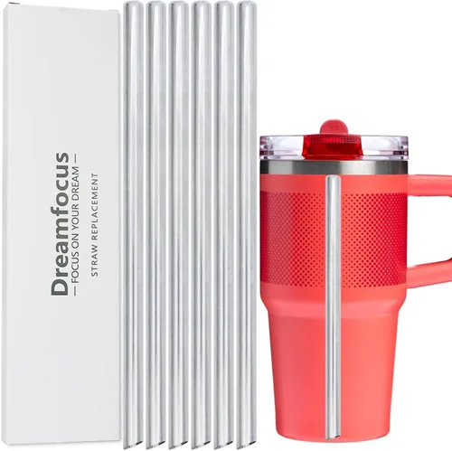 Vista 16 de Dreamfocus Stanley Quencher ProTour - Vaso de repuesto de acero inoxidable para popote de 14 onzas