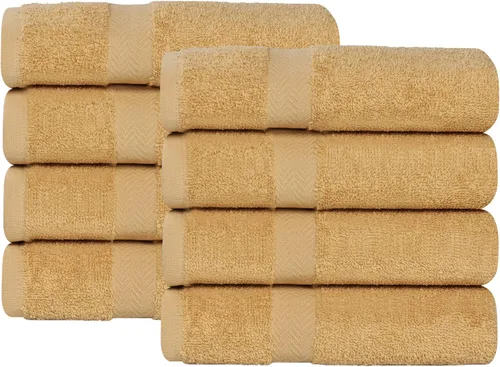 Vista 16 de Superior Juego de toallas surtidas de algodón de 18 piezas, incluye 8 toallas faciales, 6 manos y 4 toallas de baño, artículos esenciales
