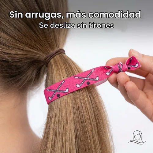 Vista 6 de Sportybella - Lazos para el cabello de hockey sobre césped, accesorios