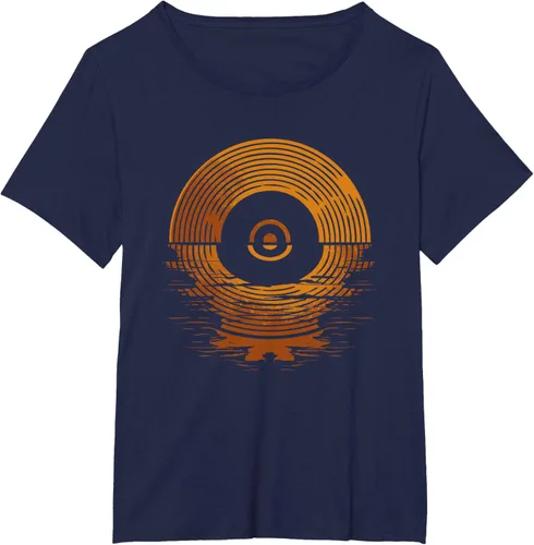 Vista 15 de Vinyl LP Records - Camiseta de vinilo Sunset Negro