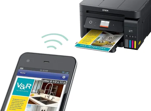 Vista 6 de Impresora de tanque WorkForce ET-4750 EcoTank de EPSON a color, inalámbrica