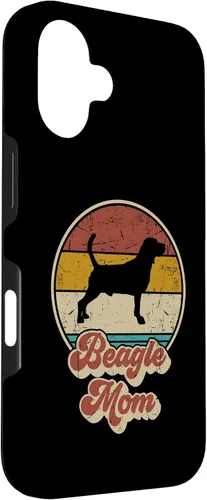 Vista 3 de Beagle Mom Dog Lover Gift For Women Vintage Beagle Mama Case for iPhone 16
