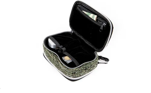 Vista 45 de DIME BAGS Bolsa de viaje acolchada para cápsulas con clip para llavero, acolchado interior para protección de vidrio y equipo, múltiples