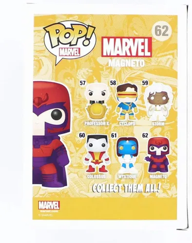 Vista 3 de Figura de acción de Magneto del cómic clásico X-Men de Marvel, marca Funko POP