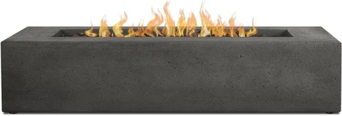 Vista 3 de BBQGuys Signature La Valle - Mesa rectangular de gas natural de 56 pulgadas, color carbono (se envía como propano con kit de conversión)