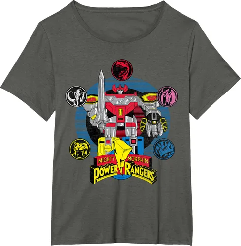 Vista 50 de Power Rangers Camiseta Megazord Asfalto