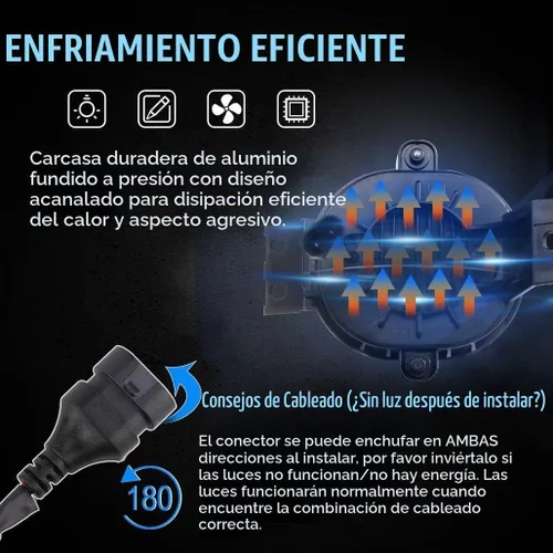 Vista 6 de Z-OFFROAD Conjunto de luz antiniebla LED aprobada por DOT compatible con Dodge Ram 1500 2002 2003 2004 2005 2006 2007 2008 Dodge Ram 2500/3500