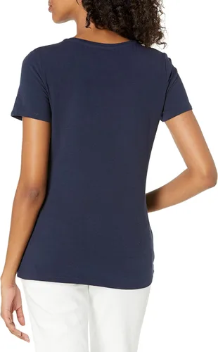 Vista 3 de Tienda Essentials Women's Classic-Fit Short-Sleeve Crewneck T-Shirt, Multipacks