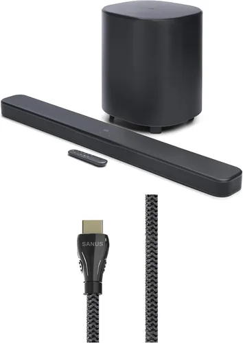 Vista 13 de JBL BAR-300-MK2 5.0 All-in-One Dolby Atmos Soundbar with a Sanus SAC-21HDMI2 2m HDMI Cable (2025)