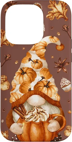 Vista 16 de iPhone 14 Autumn Gnomo Love Pumpkin Spice, Fall Yall y funda de Acción de Gracias