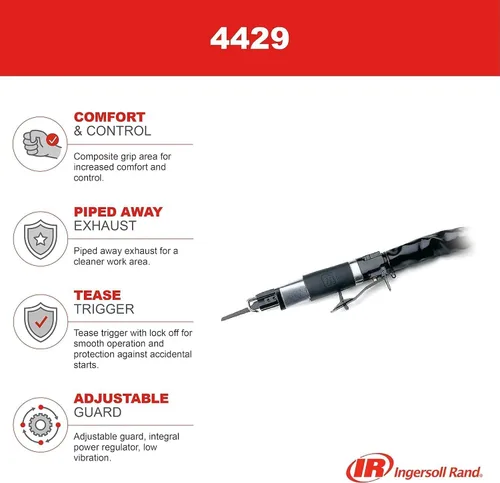 Vista 6 de Ingersoll Rand Sierra de reciprocación neumática Super Duty 4429, 3/8 pulg.
