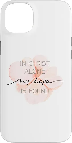 Vista 15 de in Christ Alone My Hope is Found Jesus Christian Phone Case for iPhone 17