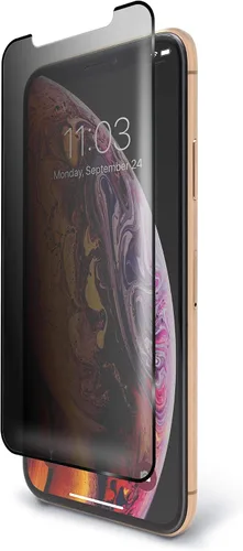 Vista 3 de BodyGuardz - Protector de pantalla de privacidad Spyglass Edge, protección extrema contra impactos y arañazos de borde a borde para iPhone Xs Max