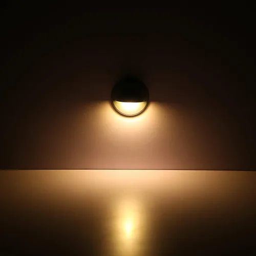 Vista 5 de Kit de luces LED para exteriores, Φ1.38 pulgadas, blanco cálido, paquete de 10 unidades, bronce, bajo voltaje, 12 V CC, IP65, impermeable