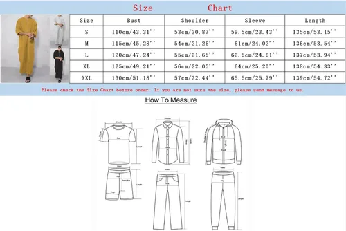 Vista 6 de Bata de manga larga con cremallera para hombre, estilo informal, musulmán, árabe, Dubai, para hombre