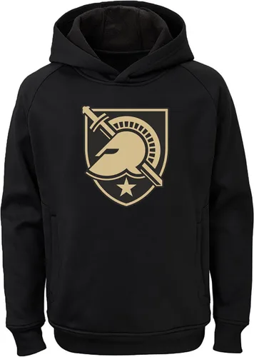 Vista 28 de NCAA Youth 8-20 Team Color Performance Primary Logo Sudadera con capucha Aburn Tigers Armada