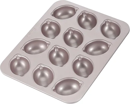Vista 9 de CHEFMADE Molde para Brownie y Muffin, Molde de 6 Cavidades Antiadherente para Tartas y Cupcakes, para Hornear en Horno (Oro Champán)