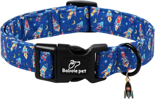 Vista 63 de Collar para perros del 4 de julio, collares patrióticos azules para cachorros y perros pequeños, ligero y ajustable 1776 collares para cachorros