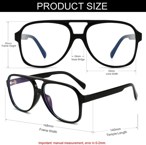 Vista 3 de NIDOVIX Gafas de sol polarizadas clásicas estilo aviador vintage para hombres y mujeres, marco grande, retro, de los años 70
