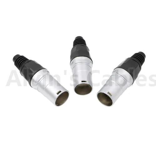 Vista 5 de Alvin's Cables 90 grados RJ45 interfaz impermeable zócalos conector IP65 Ethernet montaje en panel ángulo recto 3pcs RJ45 conector