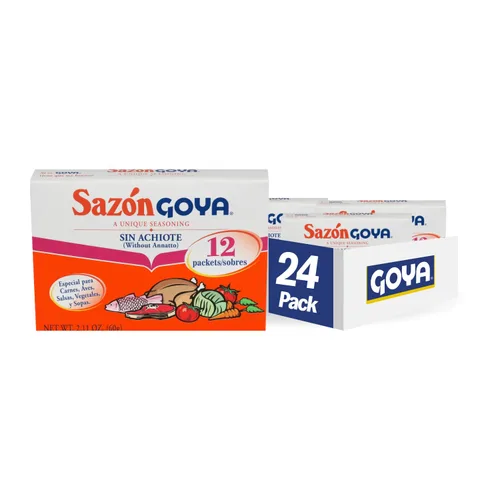 Vista 7 de Goya Foods Sazón condimento con cilantro y tomate, 1.41 onzas (paquete de 36)