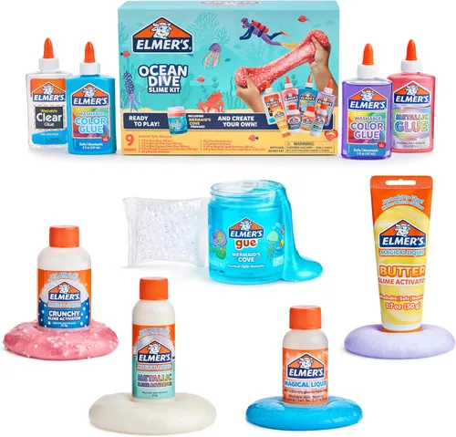 Vista 11 de Elmer's Infinity and Beyond Slime Kit con personajes de Toy Story, suministros de slime, pegamento de color, slime esponjoso, kit de 10 piezas