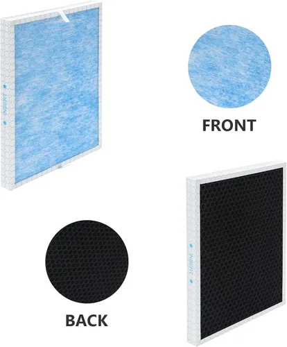 Vista 5 de Filtro de repuesto MSA3 compatible con Membrane Solutions MSA3 y MSA3S Smart Air Purifiers, filtro 3 en 1 (paquete de 2)