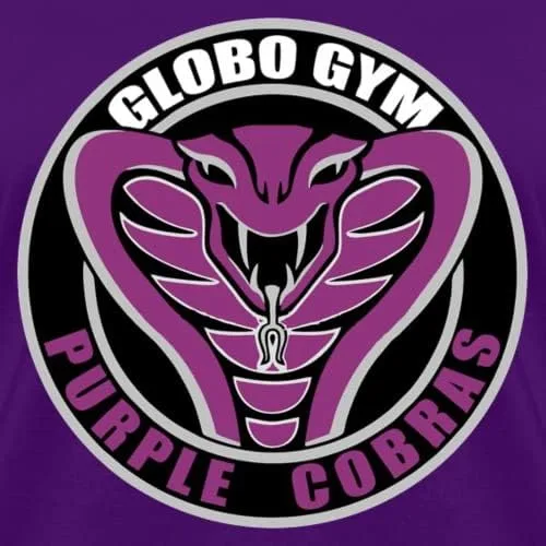 Vista 2 de Spreadshirt Globo Gym - Disfraz de cobras moradasdivertida camiseta de Halloween para mujer