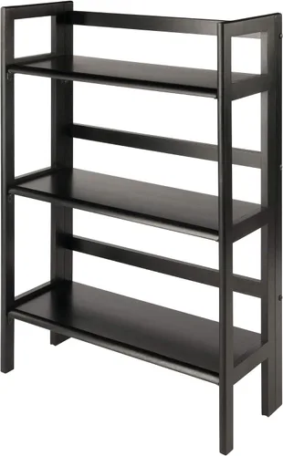 Vista 13 de Winsome Torino - Estantería plegable de 3 piezas con cestas de tela, color negro (20306)