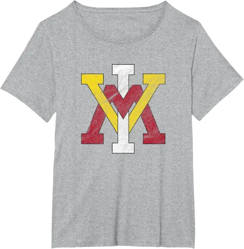 Vista 13 de Virginia Military Institute Camiseta VMI Keydets Distressed Primary, Negro