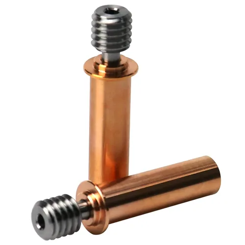 Vista 3 de POLISI3D Actualización CR6 SE All Metal Bimetálico Heatbreak Cobre Titanio TC4 Garganta para Creality Ender 3 V2 Neo / Ender3 Neo/CR-6 SE/Max/CR-5