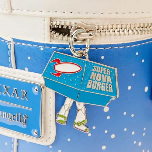 Vista 5 de Loungefly Pixar Toy Story Pizza Planet Mega Gulp Crossbody Purse