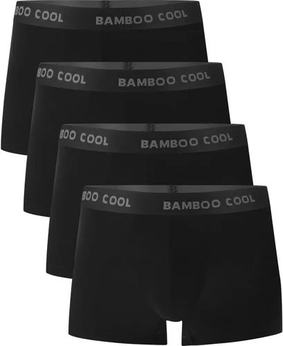 Vista 22 de BAMBOO COOL Calzoncillos tipo bóxer para hombre, ultra transpirables