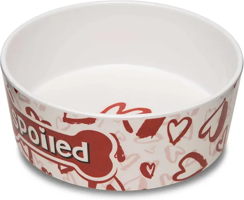 Vista 7 de Loving Pets Dolce Moderno Cuenco para Perros con Aspecto de Cerámica – Cuenco Moderno de Melamina para Comida de Perros y Cuenco de Agua para Perros