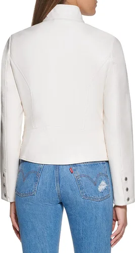 Vista 2 de Levi's Women's Faux Leather Motocross Racer Jacket (Standard and Plus)